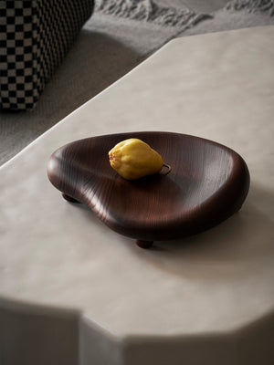 ferm LIVING Cairn Centrepiece Ø32 cm – Dark Brown