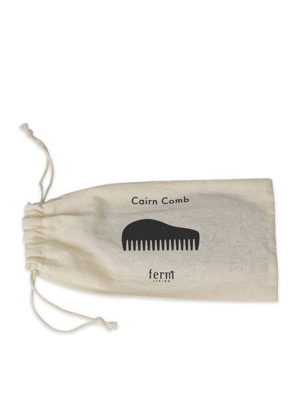 ferm LIVING Cairn Comb – Dark Brown