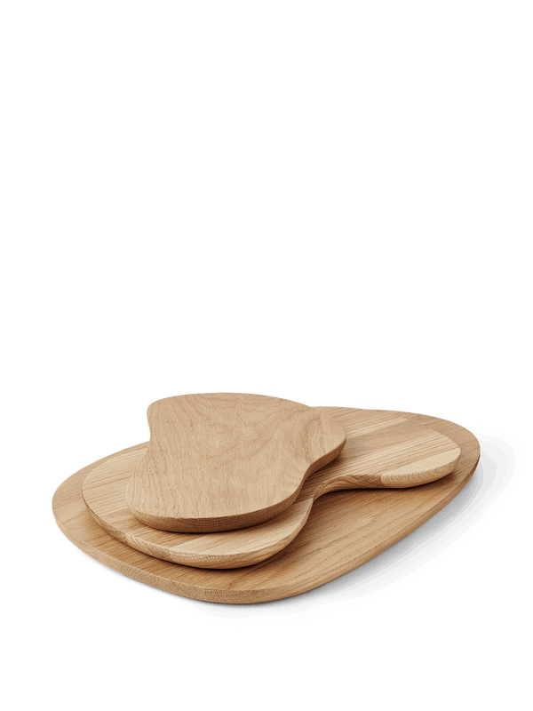 ferm LIVING Cairn Cutting Boards – Set of 3 – Oak