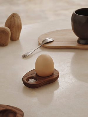 ferm LIVING Cairn Egg Holder – Set of 2 – Dark Brown