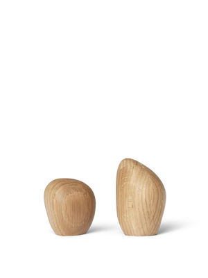ferm LIVING Cairn Salt and Pepper Shakers – Set of 2 – Oak – Oak