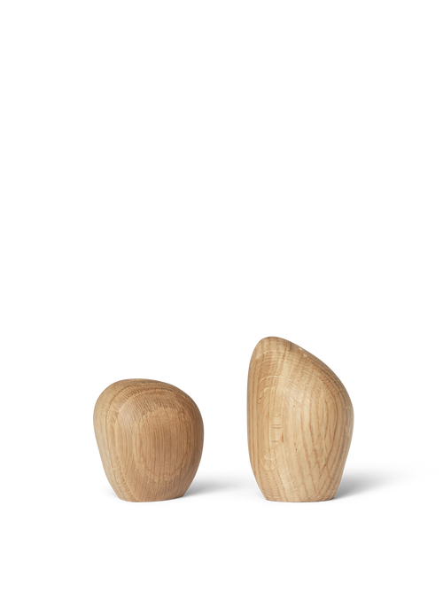 ferm LIVING Cairn Salt and Pepper Shakers – Set of 2 – Oak – Oak
