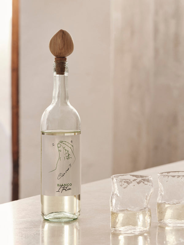 ferm LIVING Cairn Wine Stoppers – Set of 2 – Oak