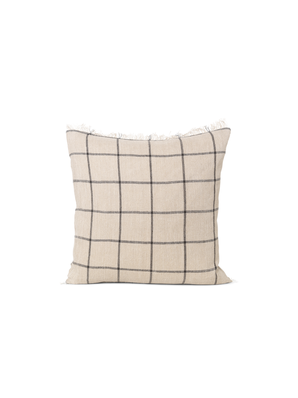 ferm LIVING Calm Cushion – Camel / Black