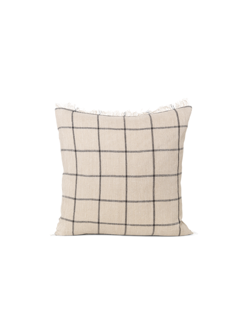 ferm LIVING Calm Cushion – Camel / Black