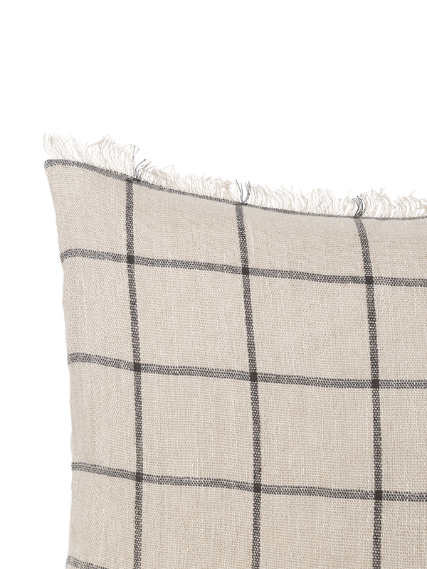 ferm LIVING Calm Cushion – Camel / Black