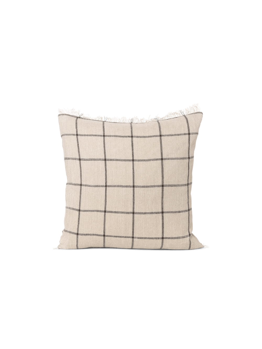 ferm LIVING Calm Cushion Cover – Camel / Black