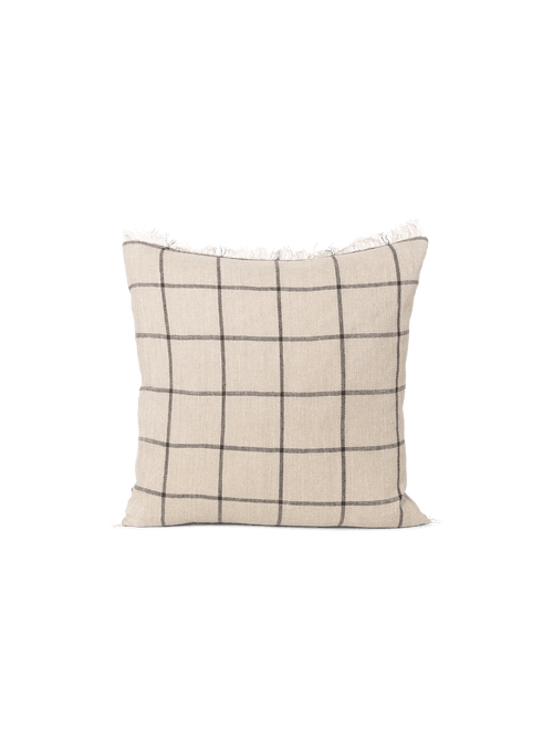 ferm LIVING Calm Cushion Cover – Camel / Black