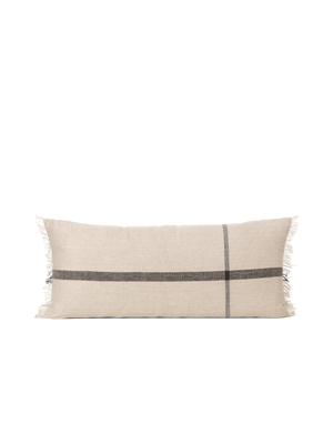 ferm LIVING Calm Cushion Long – Camel / Black