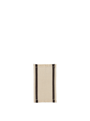 ferm LIVING Calm Kelim Mat 50 x 70 cm – Off-white / Coffee