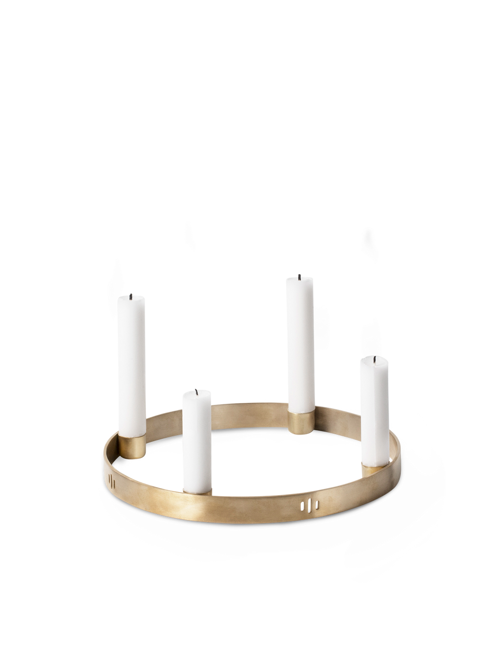 ferm LIVING Candle Holder Circle – Small – Brass