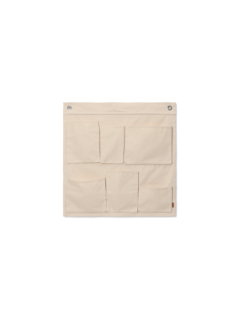ferm LIVING Canvas Wall Pockets – Off-white