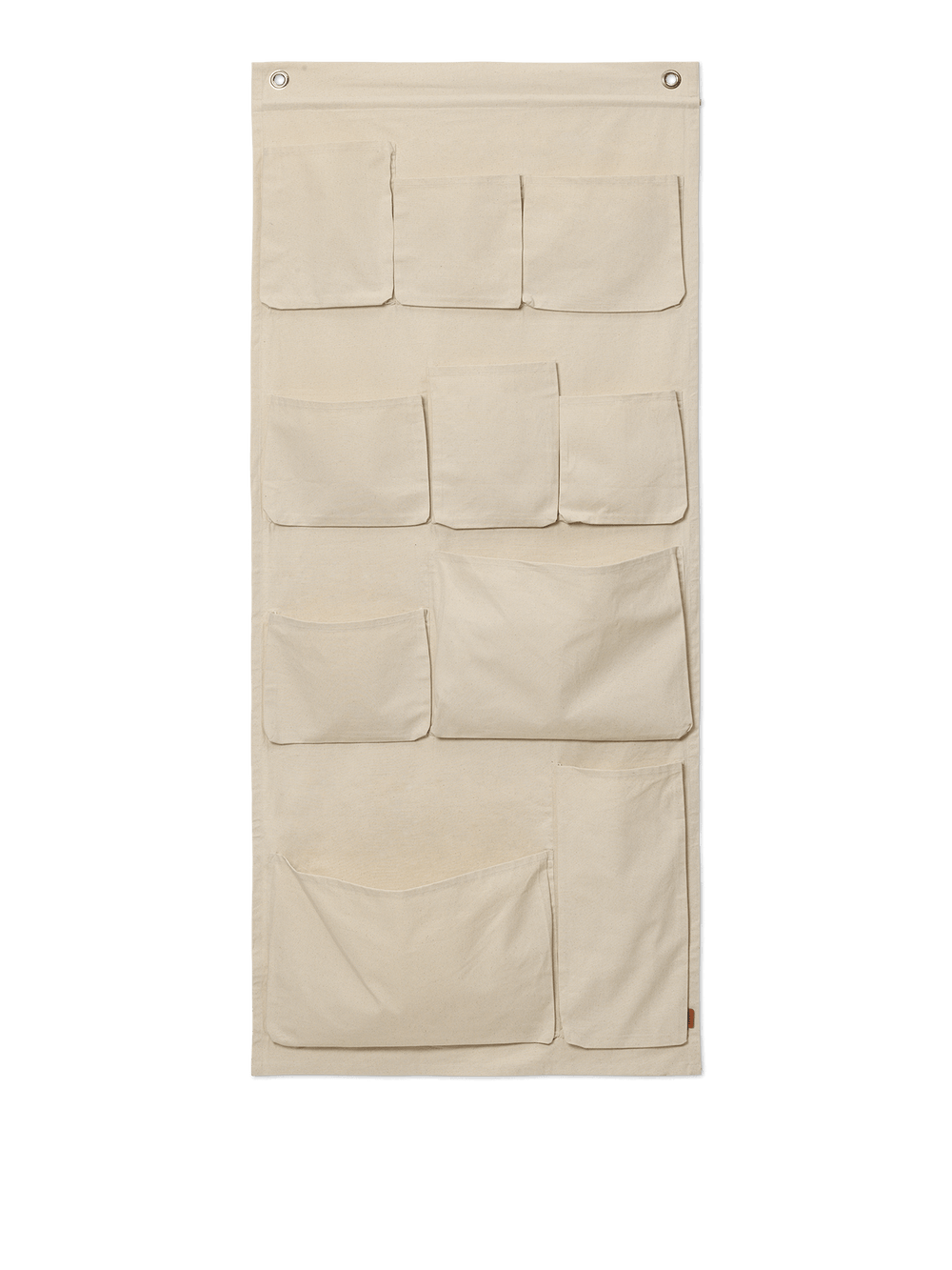ferm LIVING Canvas XL Wall Pockets – Off-white