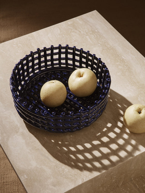 ferm LIVING Ceramic Centrepiece – Blue