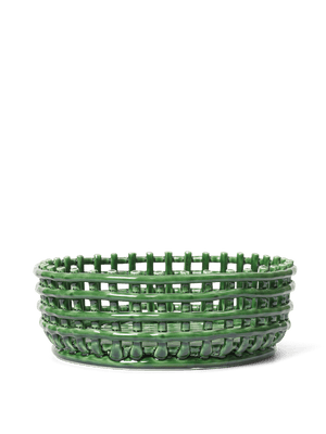 ferm LIVING Ceramic Centrepiece – Emerald Green