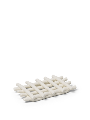 ferm LIVING Ceramic Soap Tray – Off-white