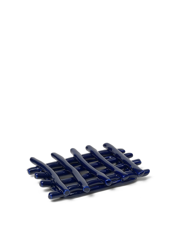 ferm LIVING Ceramic Soap Tray – Blue