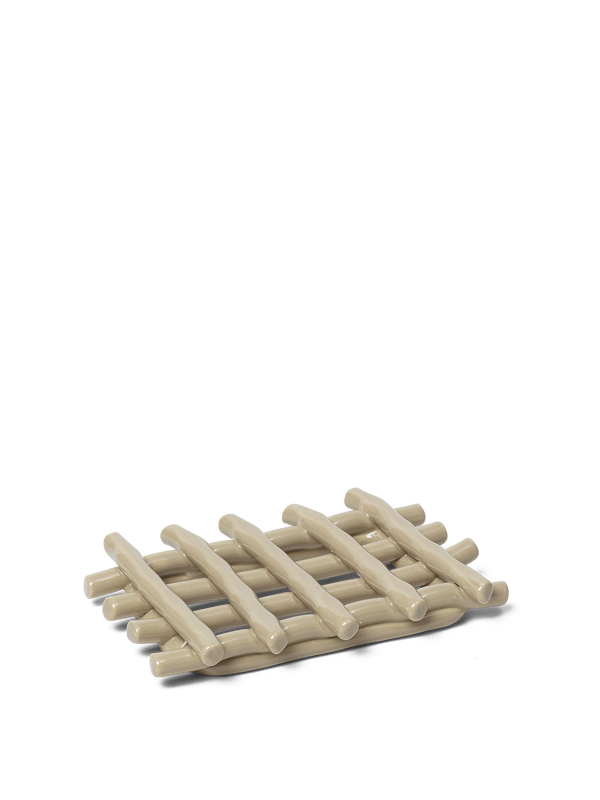 ferm LIVING Ceramic Soap Tray – Cashmere