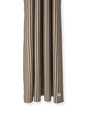 ferm LIVING Chambray Shower Curtain – Sand / Black