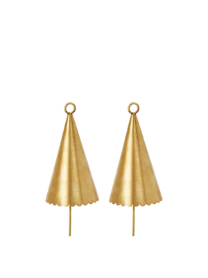 ferm LIVING Cone Bell – Set of 2 – Brass