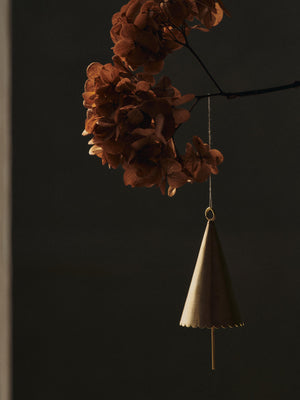 ferm LIVING Cone Bell – Set of 2 – Brass