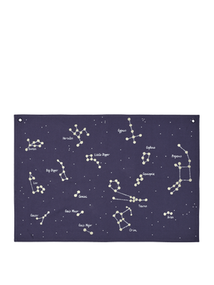 ferm LIVING Constellation Textile Map – Dark Blue