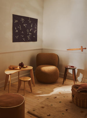 ferm LIVING Constellation Textile Map – Dark Blue