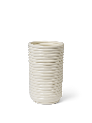 ferm LIVING Corduroy Vase – Off-White