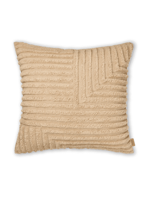 ferm LIVING Crease Wool Cushion Large – Light Sand