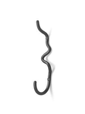 ferm LIVING Curvature Hook – Black Brass