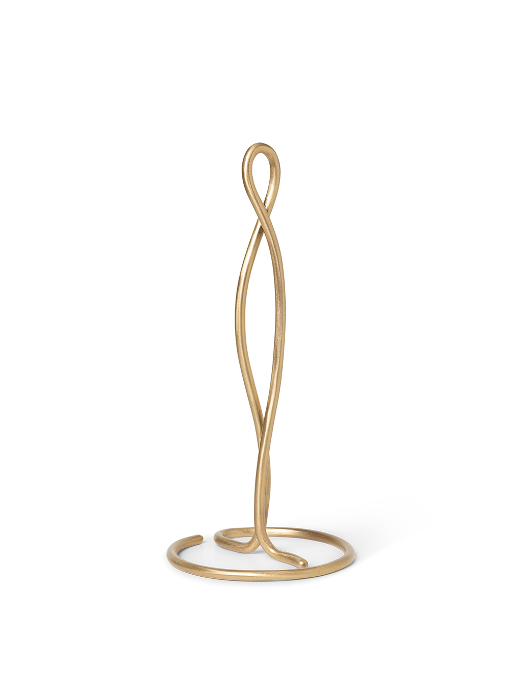 ferm LIVING Curvature Paper Towel Holder – Brass
