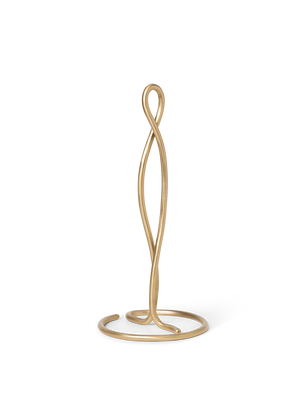 ferm LIVING Curvature Paper Towel Holder – Brass