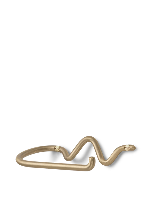 ferm LIVING Curvature Toilet Paper Holder – Brass