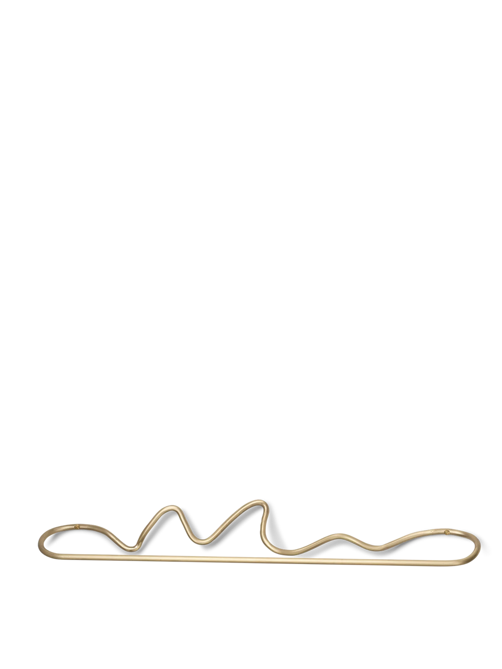 ferm LIVING Curvature Towel Hanger – Brass