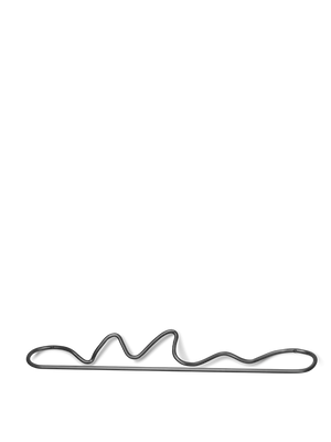 ferm LIVING Curvature Towel Hanger – Black Brass