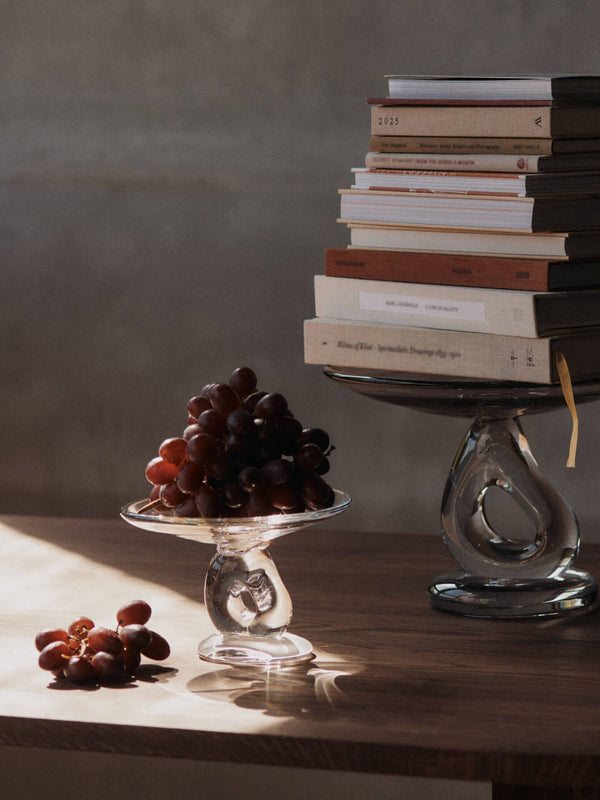 ferm LIVING Damo Glass Centrepiece Ø21 cm – Clear
