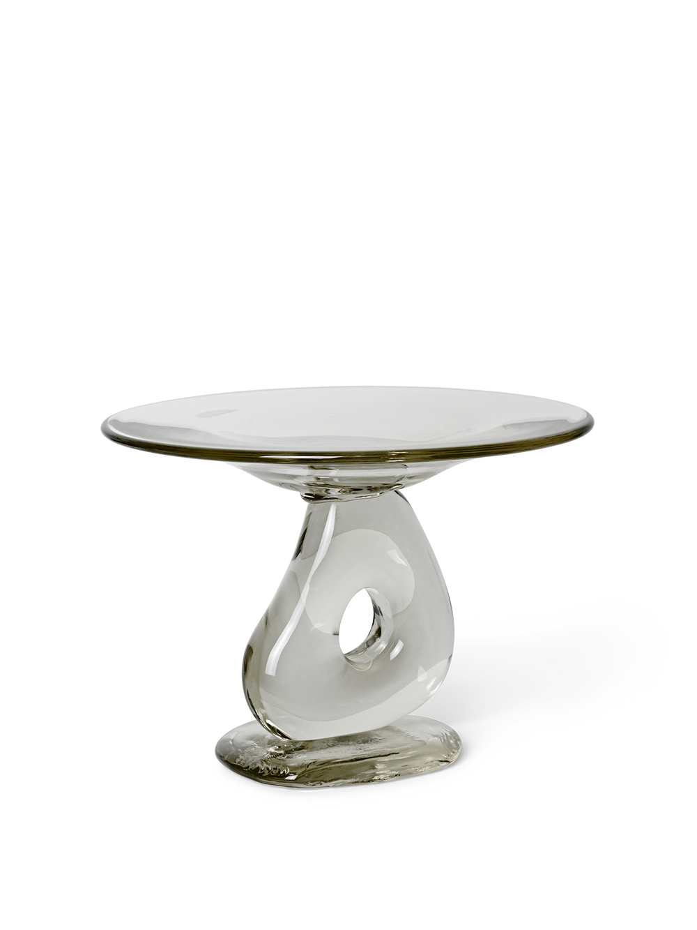 ferm LIVING Damo Glass Centrepiece Ø30 cm – Clear