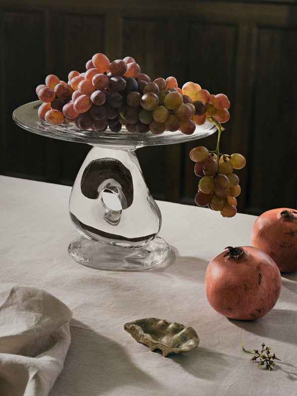 ferm LIVING Damo Glass Centrepiece Ø30 cm – Clear
