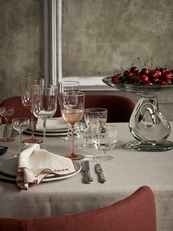 ferm LIVING Damo Glass Centrepiece Ø30 cm – Clear