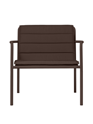 ferm LIVING Dapple Cushion – Lounge Chair – Dark Chocolate