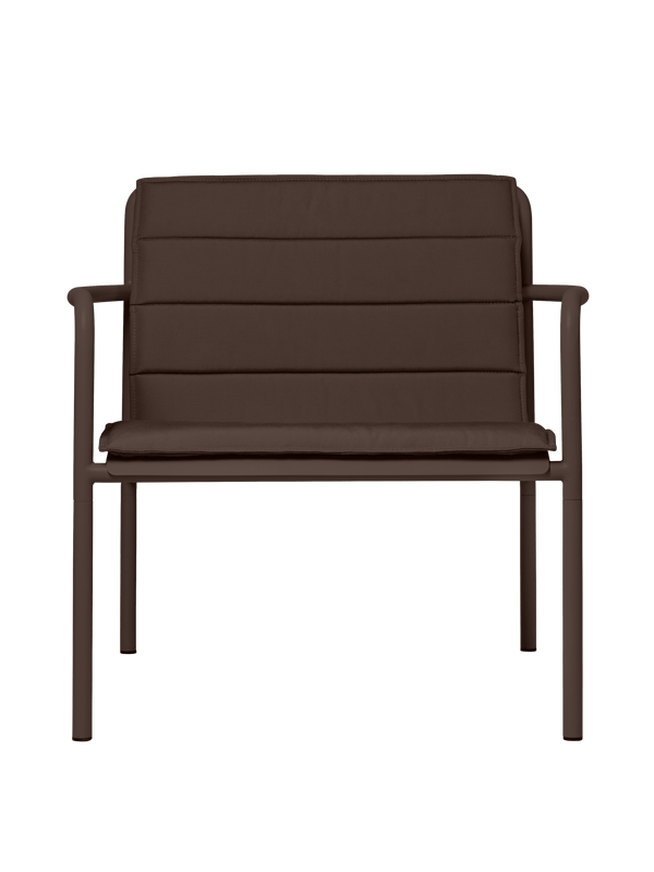 ferm LIVING Dapple Cushion – Lounge Chair – Dark Chocolate
