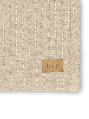 ferm LIVING Daze Bedspread – Sand
