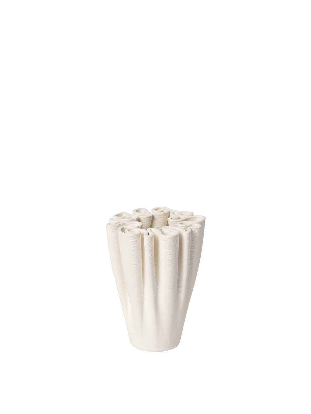 ferm LIVING Dedali Vase H11 cm – Off-white