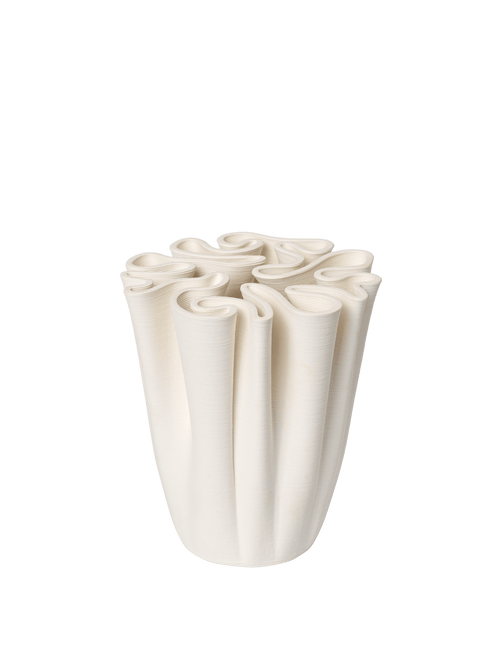ferm LIVING Dedali Vase H18 cm – Off-white