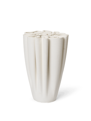 ferm LIVING Dedali Vase H25 cm – Off-White