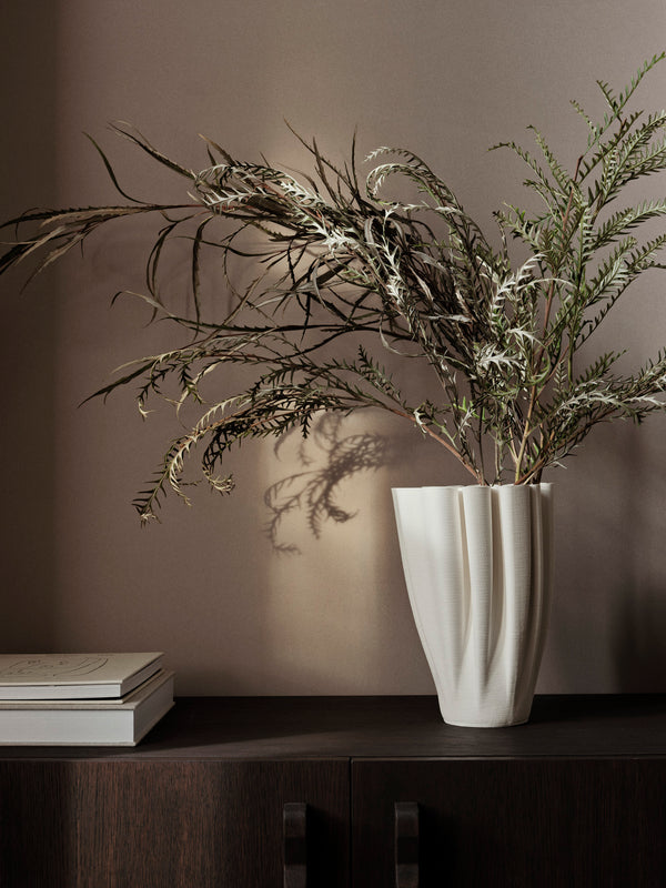 ferm LIVING Dedali Vase H25 cm – Off-White