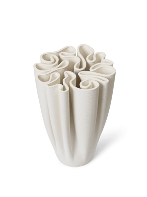 ferm LIVING Dedali Vase H25 cm – Off-White