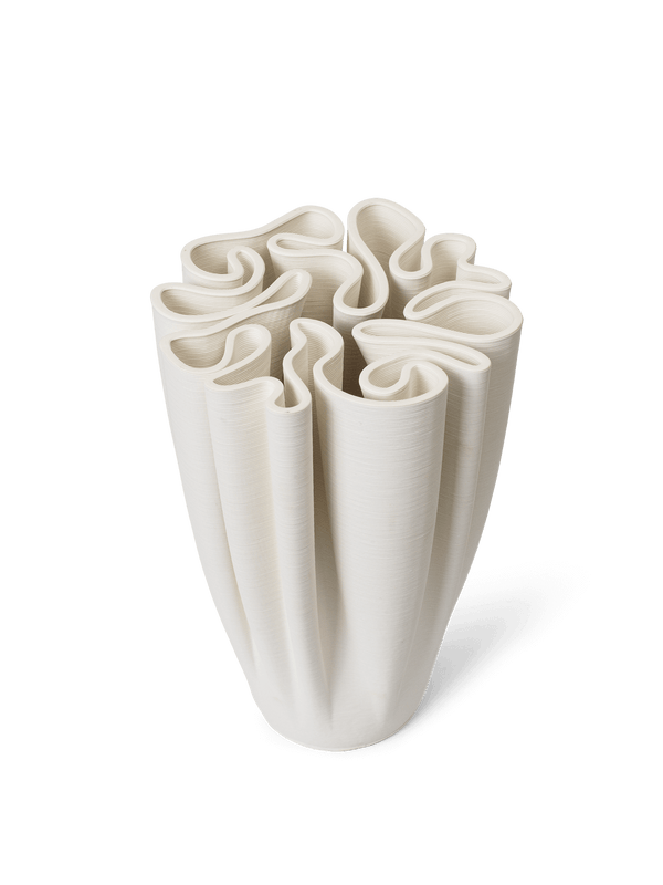ferm LIVING Dedali Vase H25 cm – Off-White