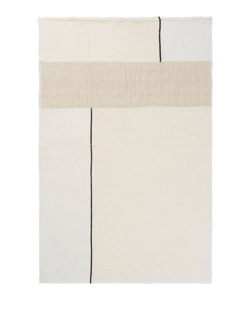 ferm LIVING Dela Throw – Natural / Off-white