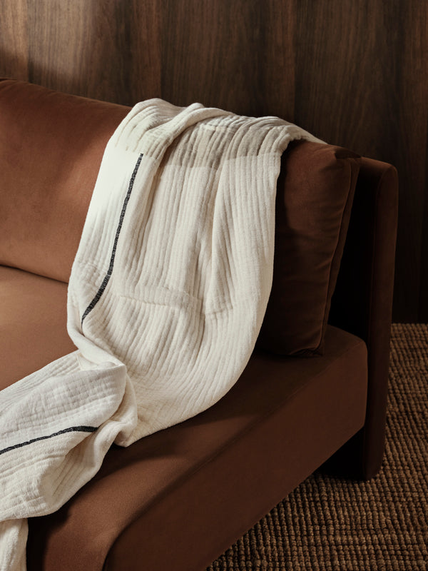 ferm LIVING Dela Throw – Natural / Off-white